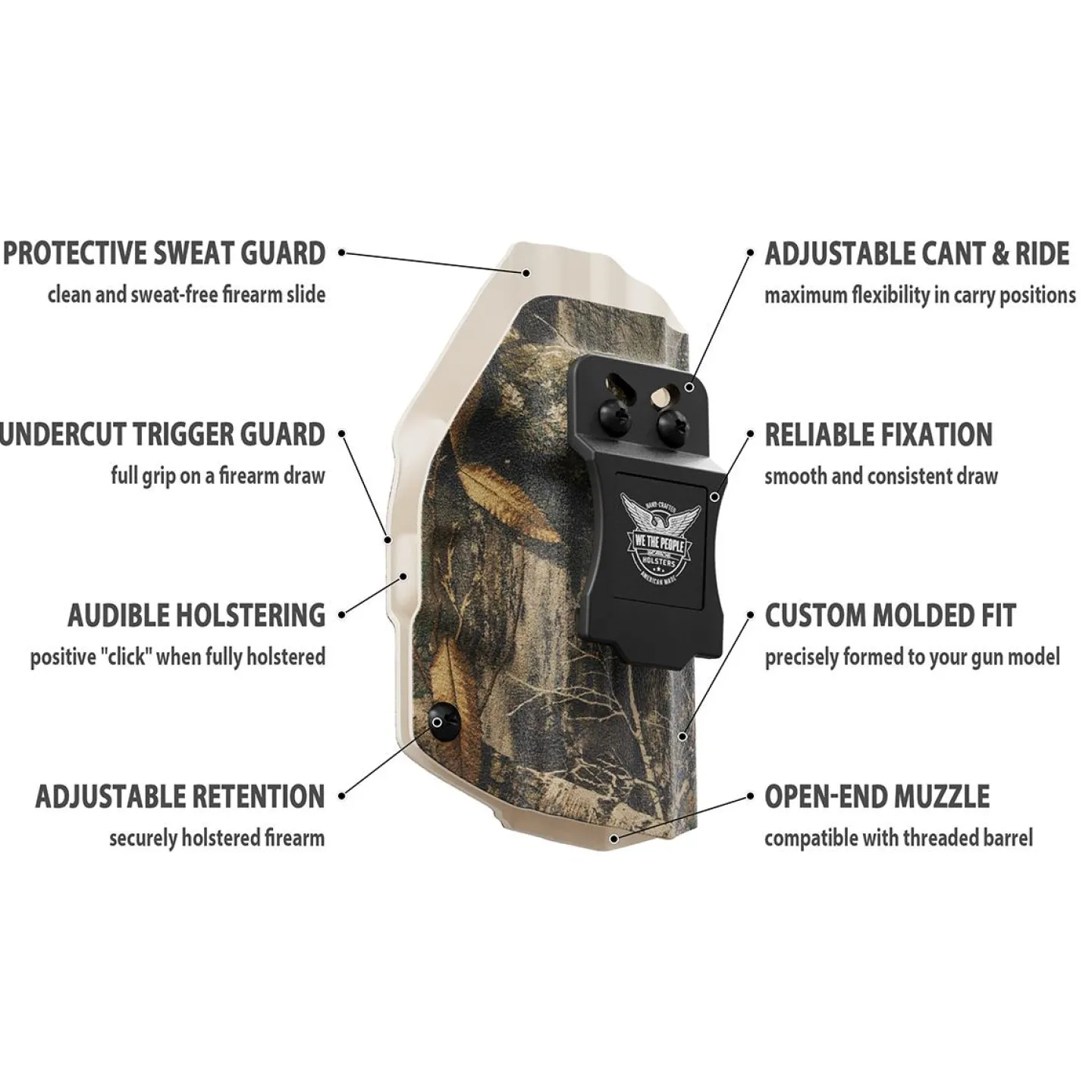 We The People Holsters Realtree EDGE® IWB Custom Printed Holster