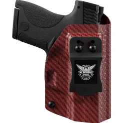 We The People Holsters Red Carbon Fiber Custom Kydex IWB Holster for Concealed Carry Clearance
