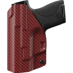 We The People Holsters Red Carbon Fiber Custom Kydex IWB Holster for Concealed Carry Clearance
