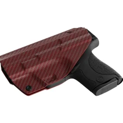 We The People Holsters Red Carbon Fiber Custom Kydex IWB Holster for Concealed Carry Clearance