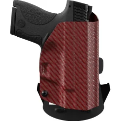 We The People Holsters Red Carbon Fiber Kydex OWB Paddle holster Custom Designed Paddle Outlet