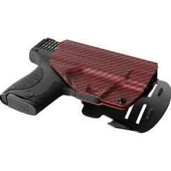 We The People Holsters Red Carbon Fiber Kydex OWB Paddle holster Custom Designed Paddle Outlet