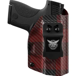 We The People Holsters Red Plaid Custom Printed Holster - IWB Kydex Holster Sale