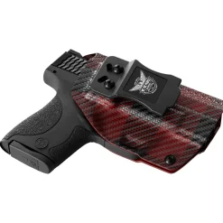 We The People Holsters Red Plaid Custom Printed Holster - IWB Kydex Holster Sale