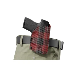 We The People Holsters Red Plaid Custom Printed Holster - OWB Kydex Holster Sale