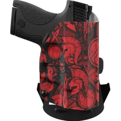 We The People Holsters Red Spartan Camo Custom Printed Holster - OWB Kydex Holster Online