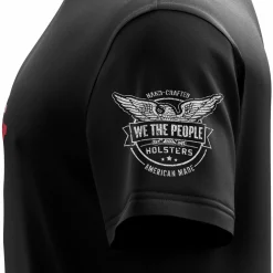 We The People Holsters Run Hide Fight Short Sleeve Shirt Black Best