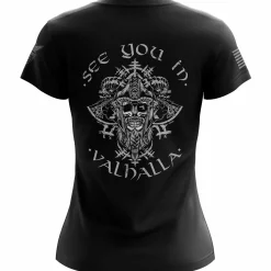 We The People Holsters See You in Valhalla Women's Short Sleeve Shirt Black Outlet