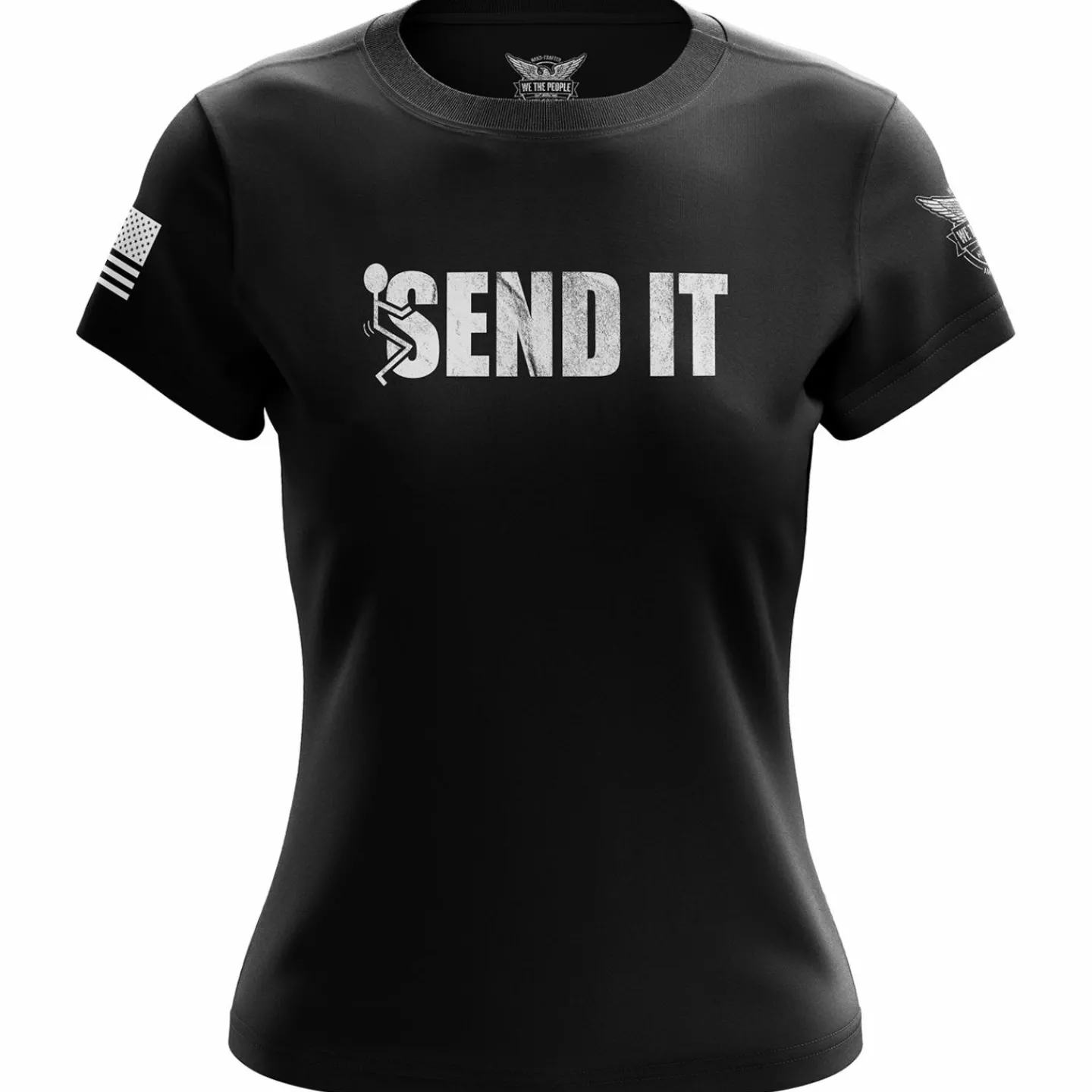 We The People Holsters Send It Women's Short Sleeve Shirt Black Sale
