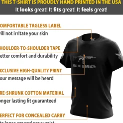 We The People Holsters Shall Not be Infringed Short Sleeve Shirt Black Sale