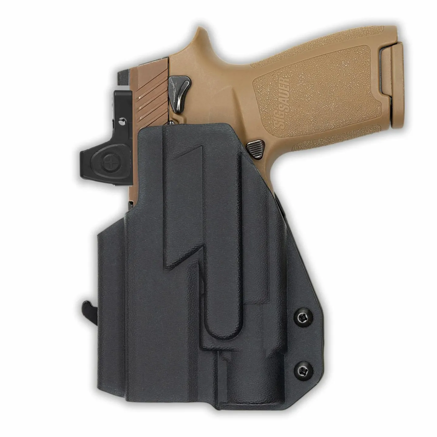 We The People Holsters Sig Sauer P320C 9mm/.40SW Manual Safety with Streamlight TLR-3 Light Red Dot Optic Cut OWB Holster