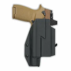 We The People Holsters Sig Sauer P320C 9MM/.40SW Manual Safety with Surefire X300T-B Red Dot Optic Cut OWB Holster Best