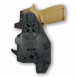 We The People Holsters Sig Sauer P320C 9MM/.40SW Manual Safety with Surefire X300U-A Light Red Dot Optic Cut OWB Holster Clearance