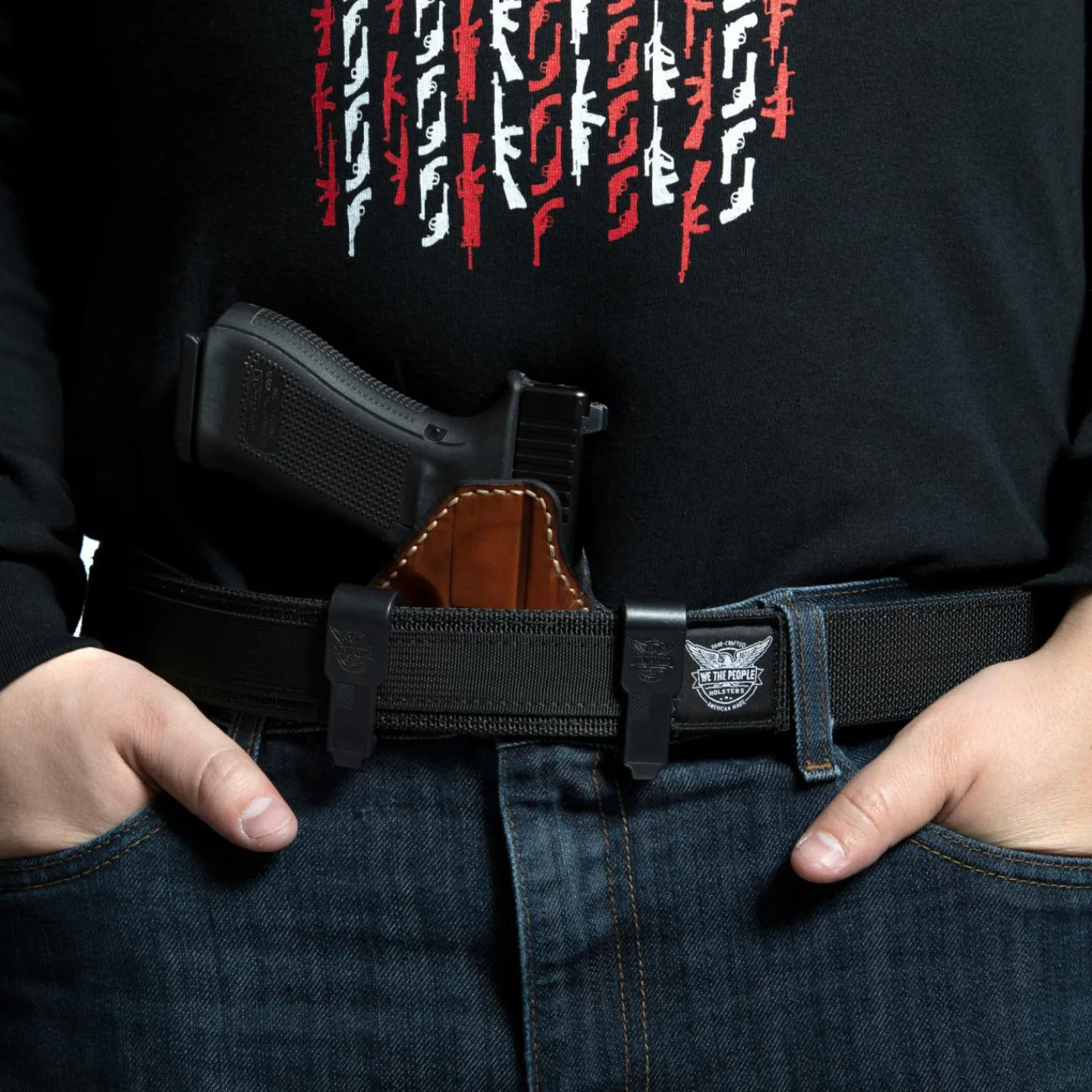 We The People Holsters Sig Sauer P250SC Independence Leather IWB Holster Sale