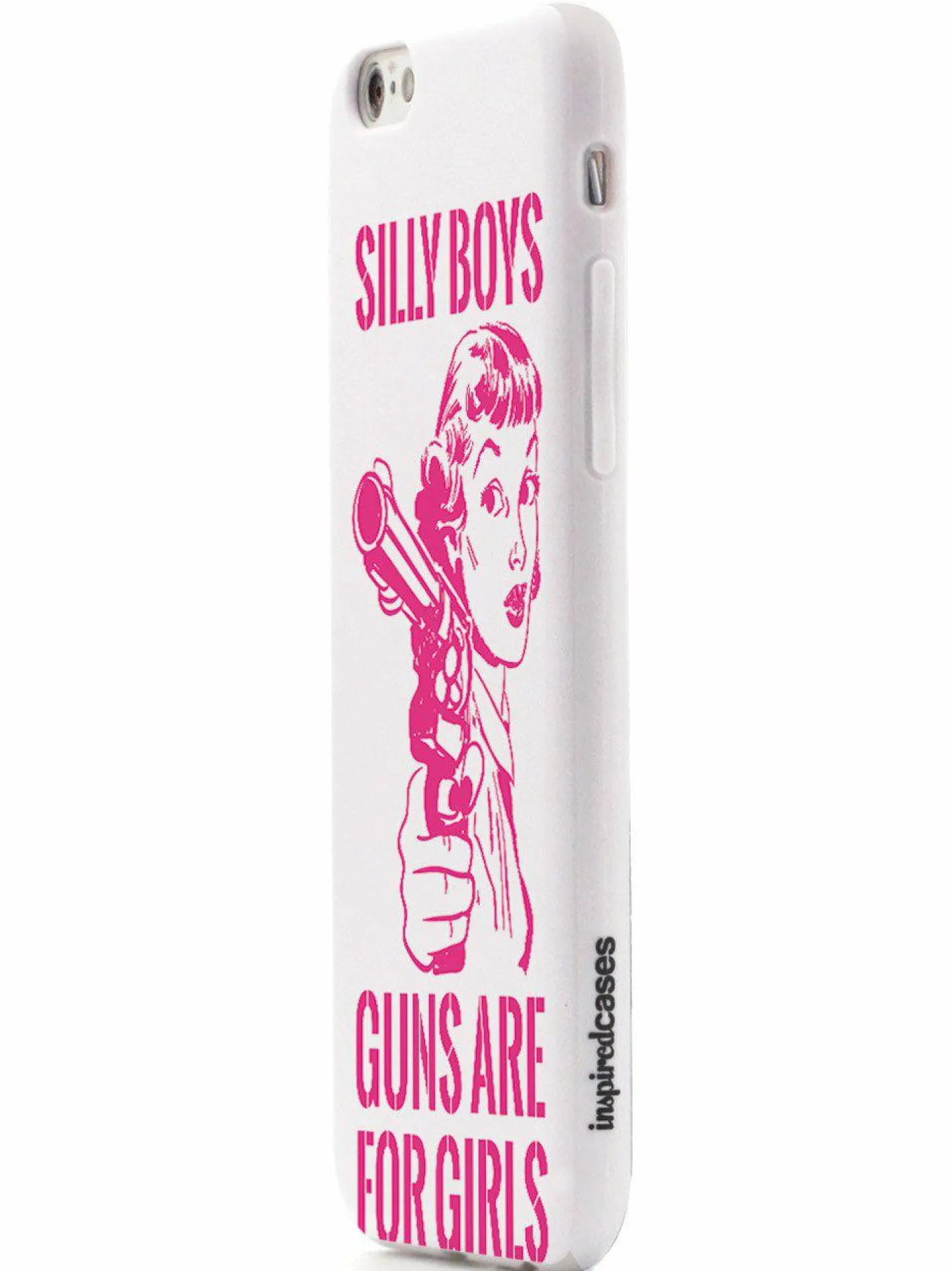 We The People Holsters Silly Boys, Guns are for Girls - Pink Text Case Hot