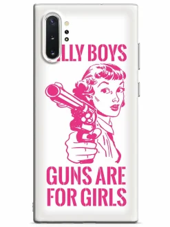 We The People Holsters Silly Boys, Guns are for Girls - Pink Text Case Hot