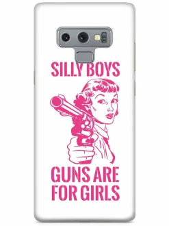 We The People Holsters Silly Boys, Guns are for Girls - Pink Text Case Hot
