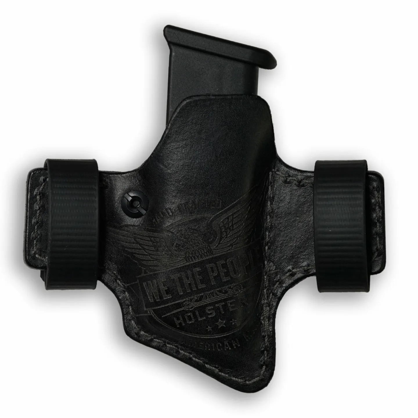 We The People Holsters Single Stack Compact/Full 9MM/.40/380/45 Independence Leather OWB Magazine Carrier / Holster Sale