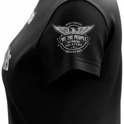 We The People Holsters Size Matters V2 Women's Short Sleeve Shirt Black Hot