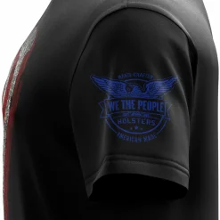 We The People Holsters Skull Flag Short Sleeve Shirt Black Discount