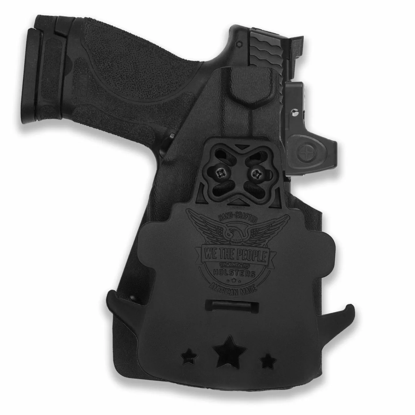We The People Holsters Smith & Wesson M&P / M2.0 4"/4.25" Compact 9/40 Manual Safety with Olight Baldr S Light Red Dot Optic Cut OWB Holster Best