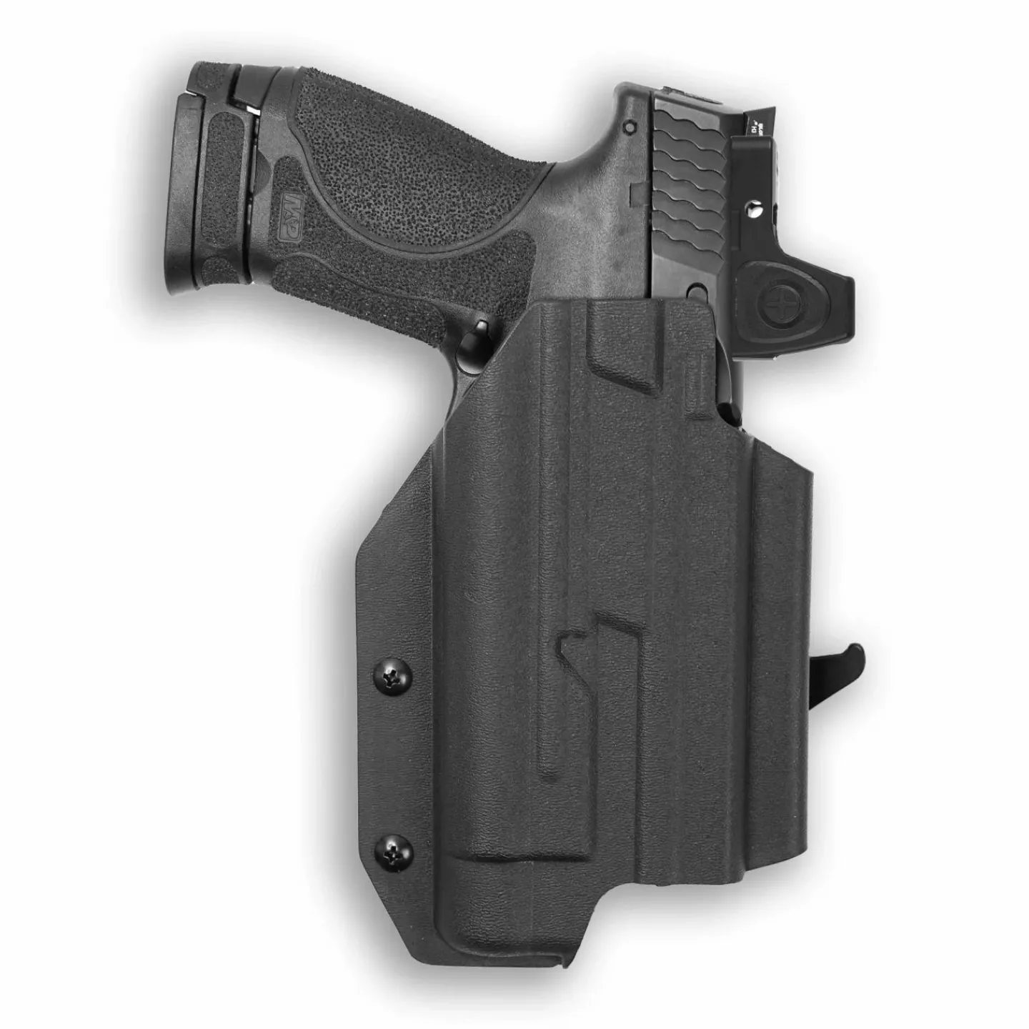We The People Holsters Smith & Wesson M&P / M2.0 4"/4.25" Compact 9/40 Manual Safety with Streamlight TLR-1/1S/HL Light Red Dot Optic Cut OWB Holster Clearance