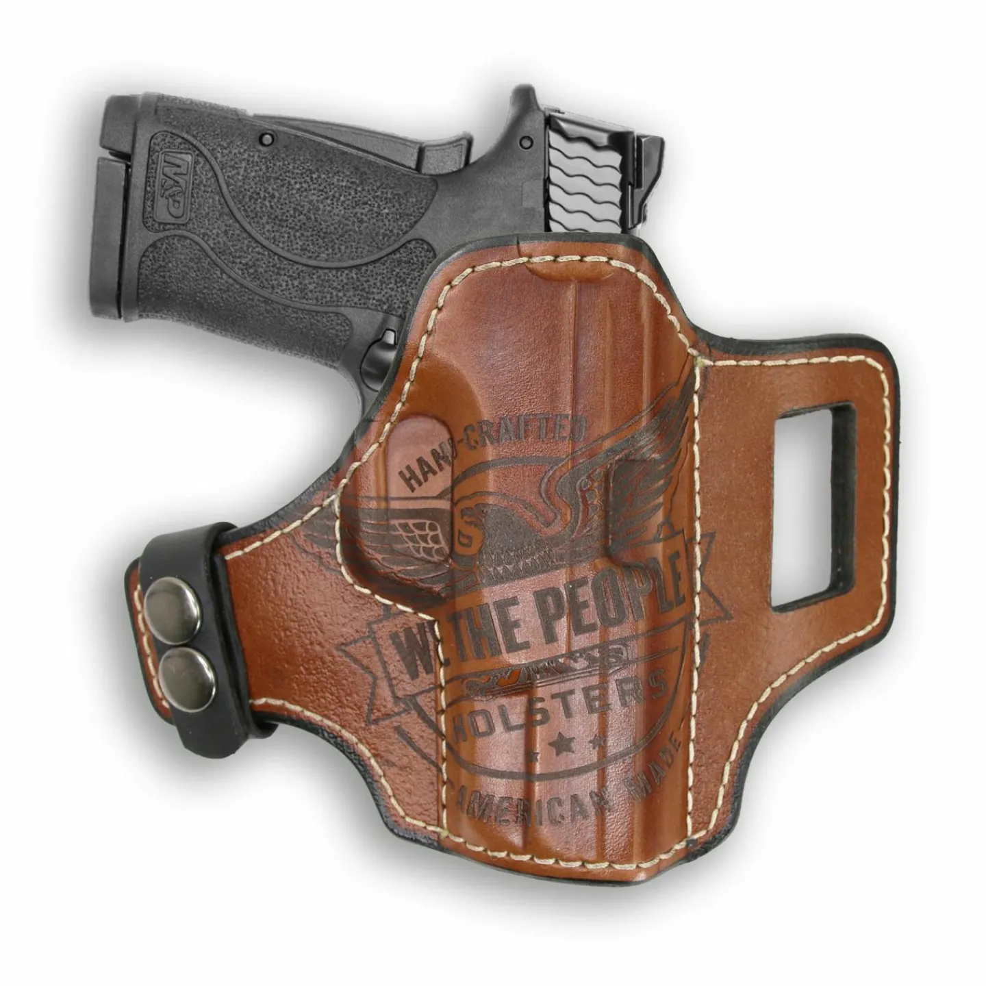 We The People Holsters Smith & Wesson M&P 9 Shield EZ Independence Leather OWB Holster New