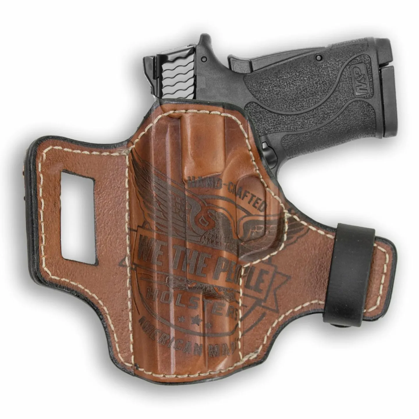We The People Holsters Smith & Wesson M&P 9 Shield EZ Independence Leather OWB Holster New