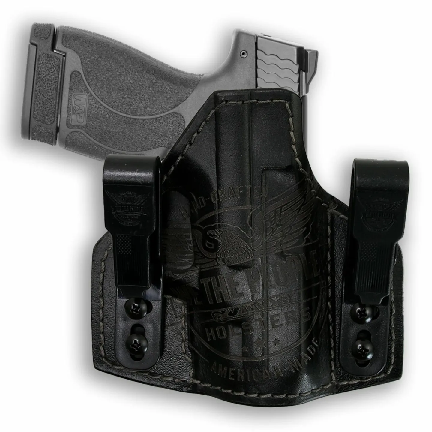 We The People Holsters Smith & Wesson M&P Shield / M2.0 / Plus 9mm/.40/30 Super Carry Independence Leather IWB Holster Discount