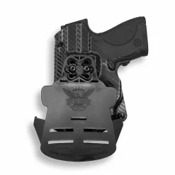 We The People Holsters Smith & Wesson M&P Shield / M2.0 / Plus 9mm/.40/30 Super Carry with Crimson Trace LG-489G Laser OWB Holster Clearance