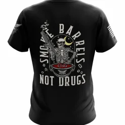 We The People Holsters Smoke Barrels Not Drugs Short Sleeve Shirt Black New
