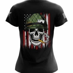We The People Holsters Smoking Brass Women's Short Sleeve Shirt Black Clearance