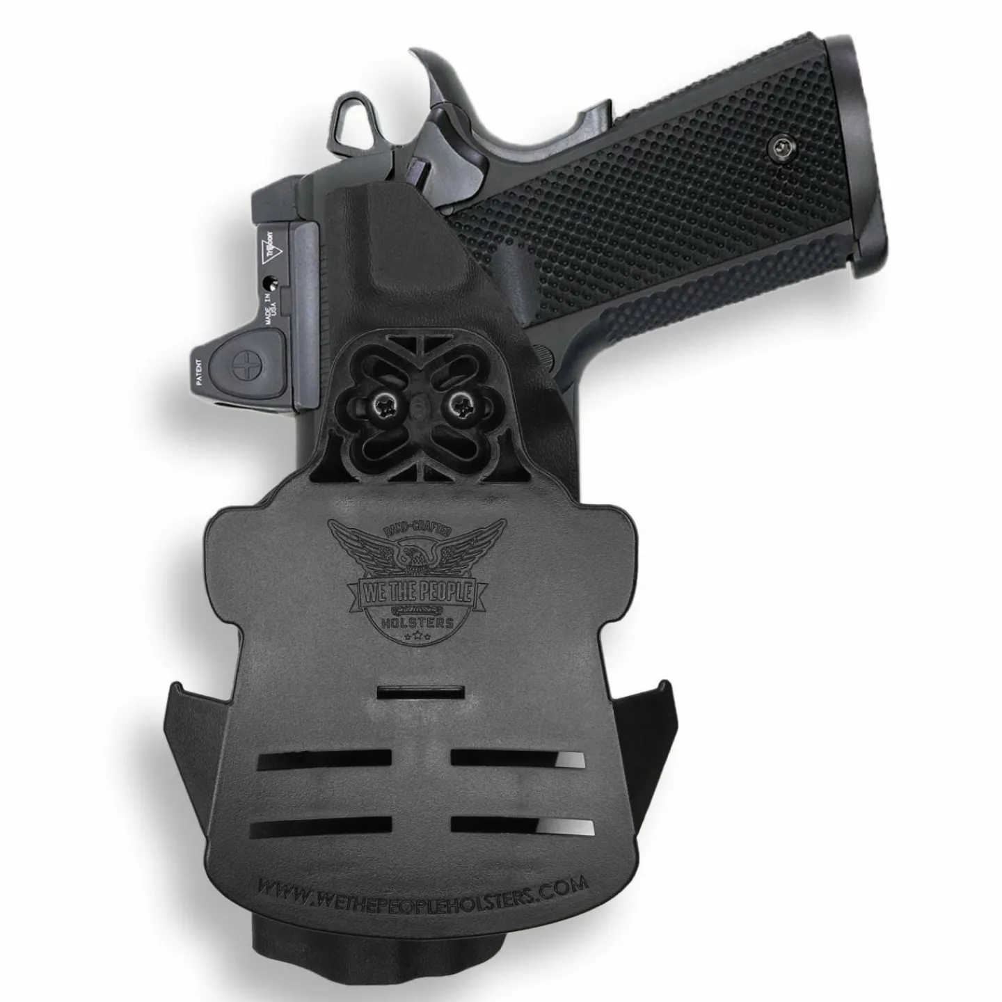 We The People Holsters Springfield 1911 5" 45ACP No Rail Only Red Dot Optic Cut OWB Holster Hot