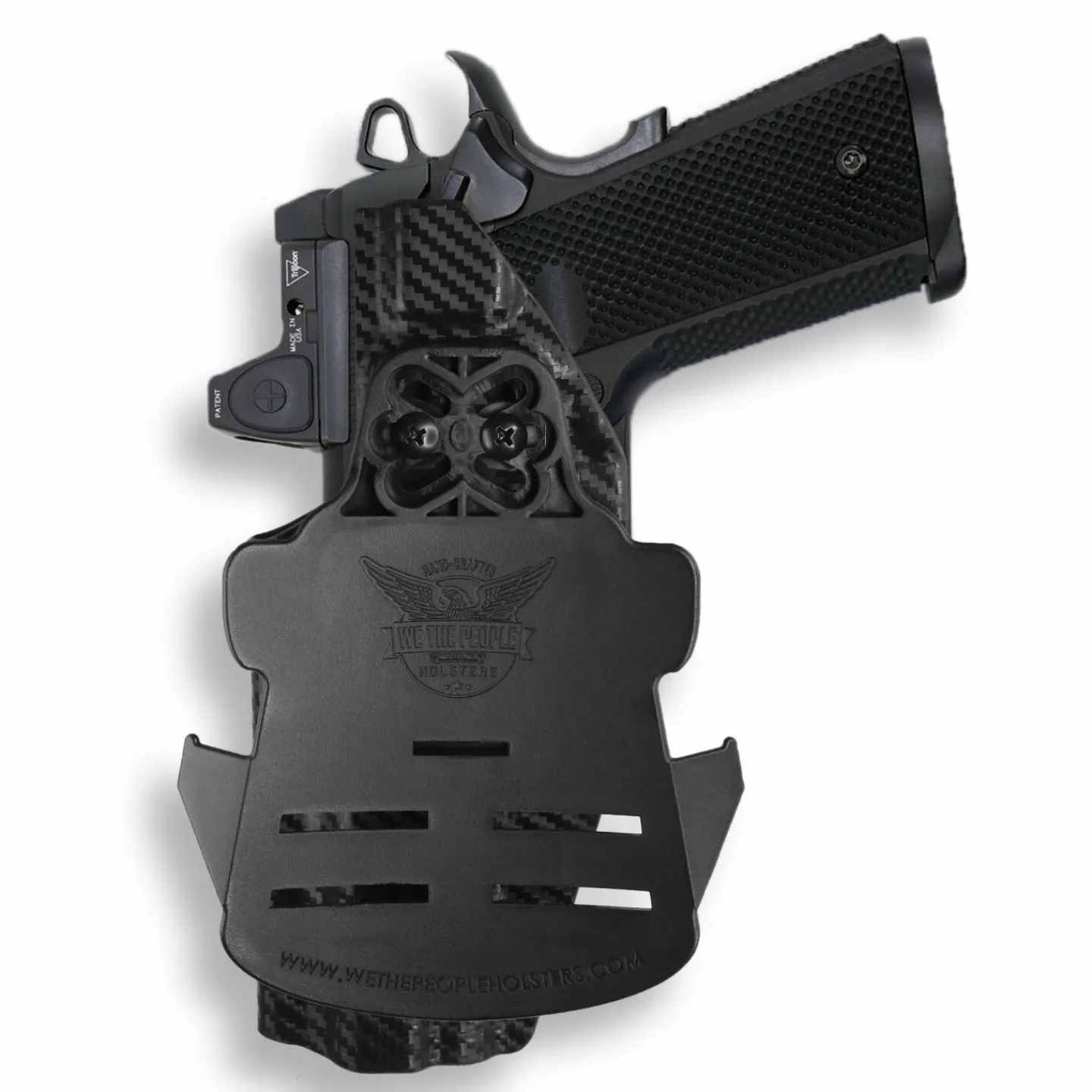 We The People Holsters Springfield 1911 5" 45ACP No Rail Only Red Dot Optic Cut OWB Holster Hot