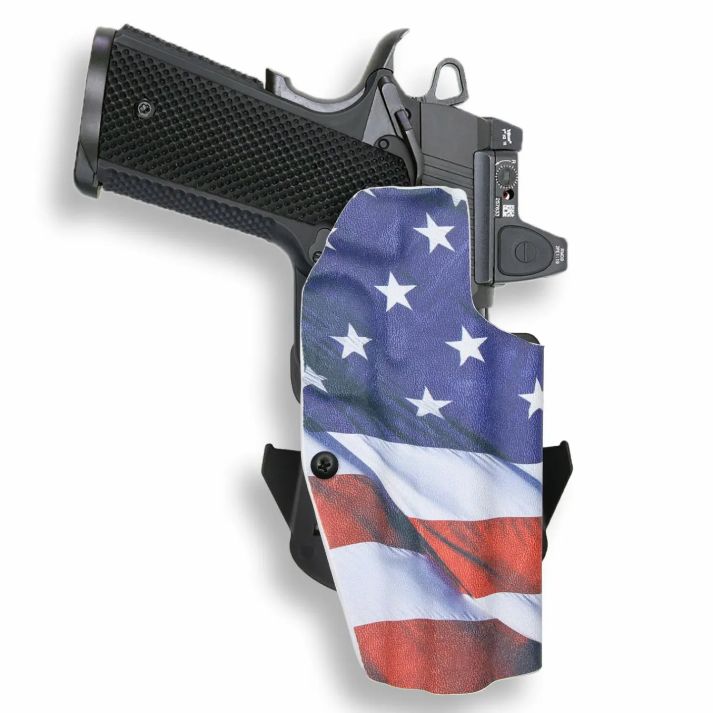 We The People Holsters Springfield 1911 5" 45ACP No Rail Only Red Dot Optic Cut OWB Holster Hot