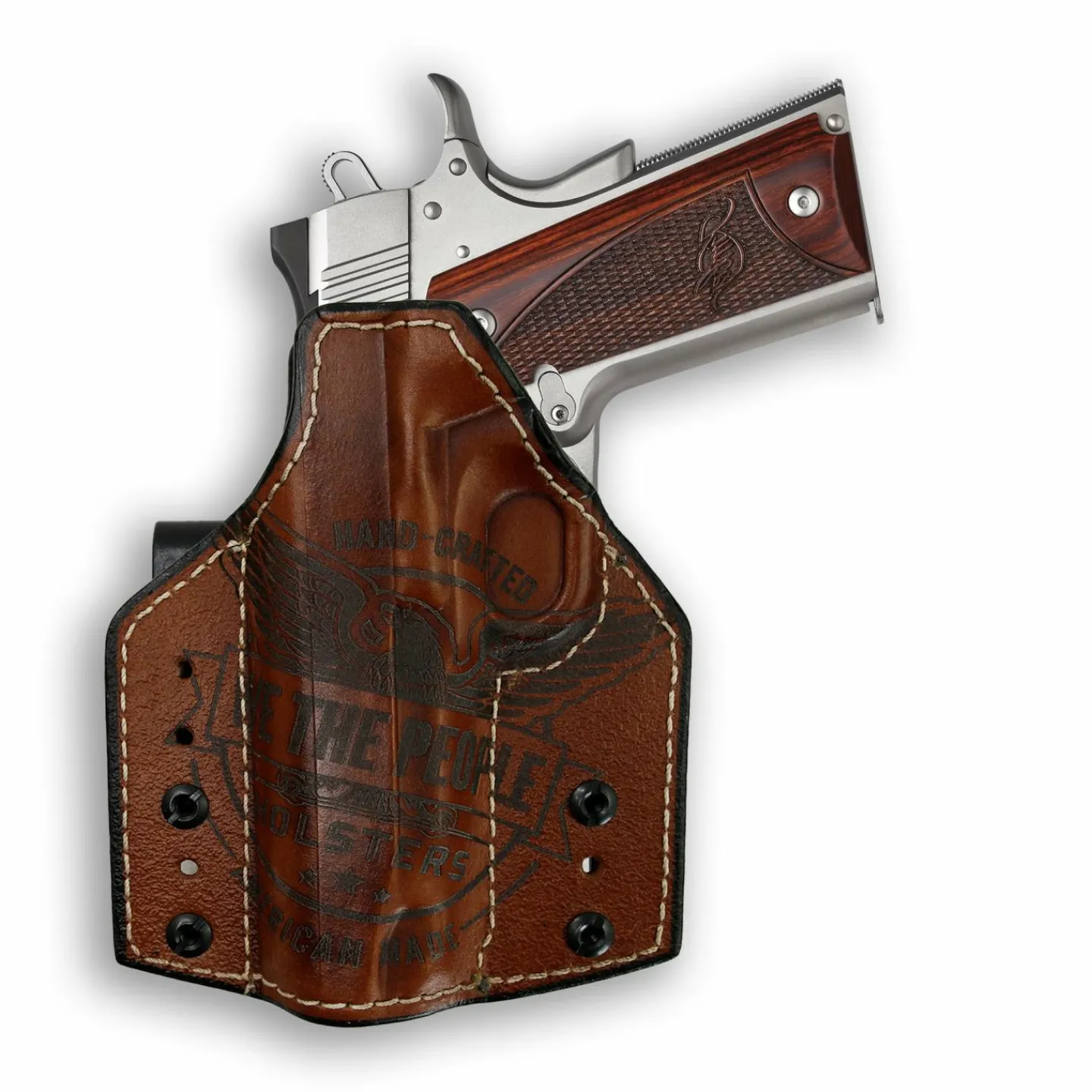 We The People Holsters Springfield 1911 4" No Rail Only Independence Leather IWB Holster Discount