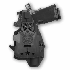 We The People Holsters Springfield 1911 DS Prodigy AOS 4.25" with Surefire X300U-A Light Red Dot Optic Cut OWB Holster Best