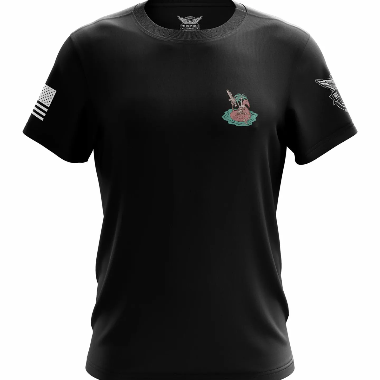 We The People Holsters Stay Salty Short Sleeve Shirt Black New