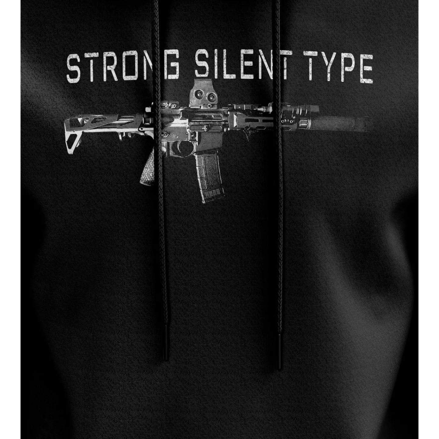 We The People Holsters Strong Silent Type Hoodie Black Outlet