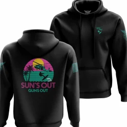 We The People Holsters Sun's Out Guns Out Hoodie Black New