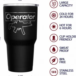 We The People Holsters Supreme Operator Stainless Steel Tumbler Clearance