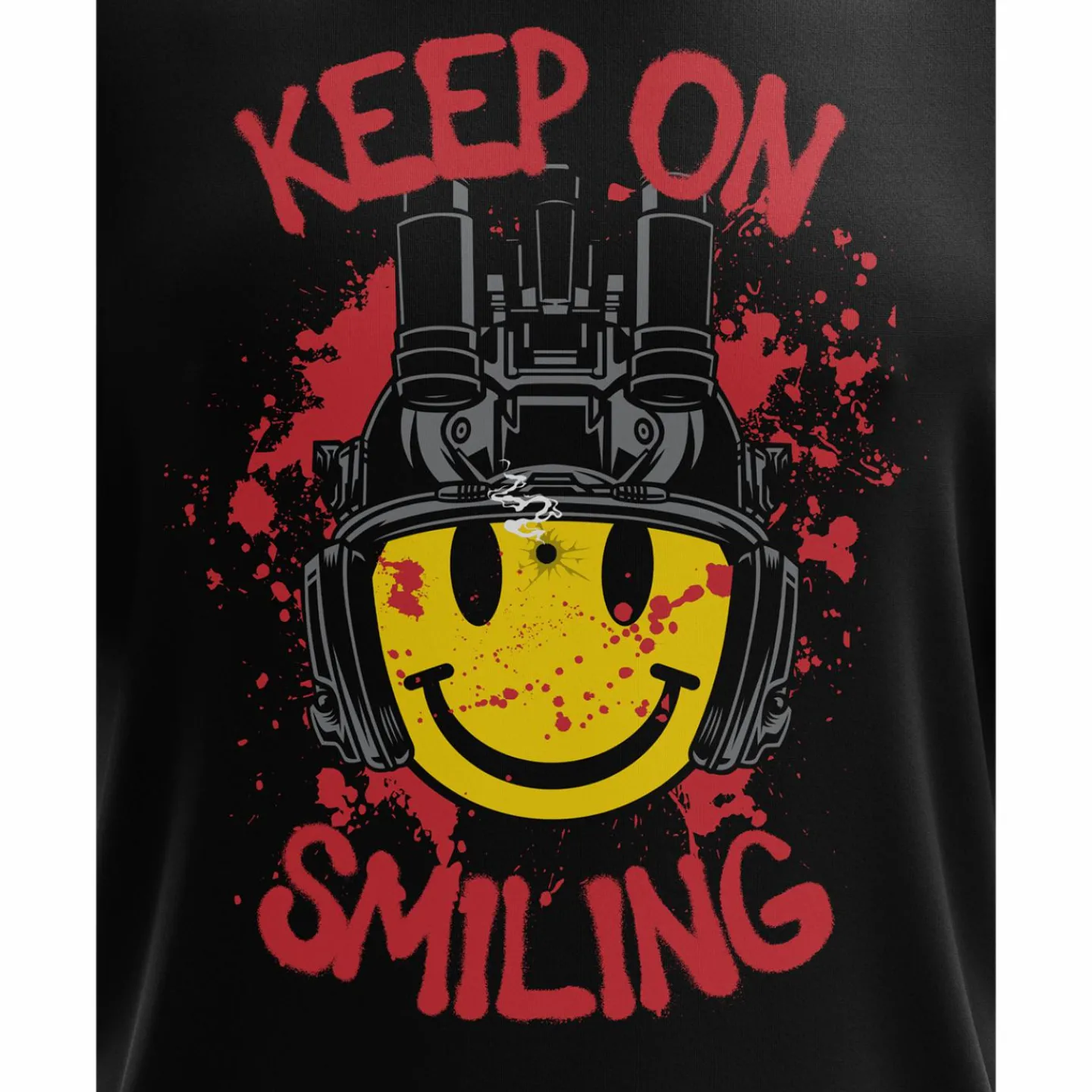 We The People Holsters Tactical Smiley Face Short Sleeve Shirt Black Online