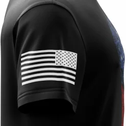We The People Holsters Tattered '76 Flag Short Sleeve Shirt Black Outlet