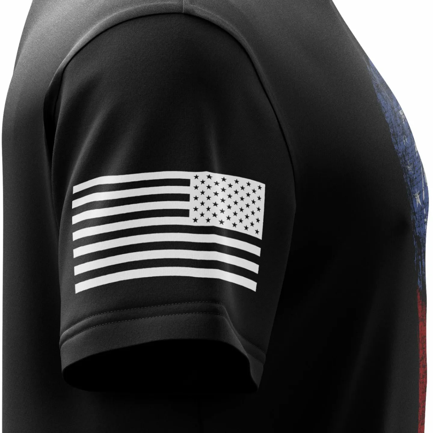 We The People Holsters Tattered '76 Flag Short Sleeve Shirt Black Outlet