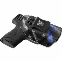 We The People Holsters Thin Blue Line Custom Printed Holster - IWB Kydex Holster - Law Enforcement Support Holster Discount