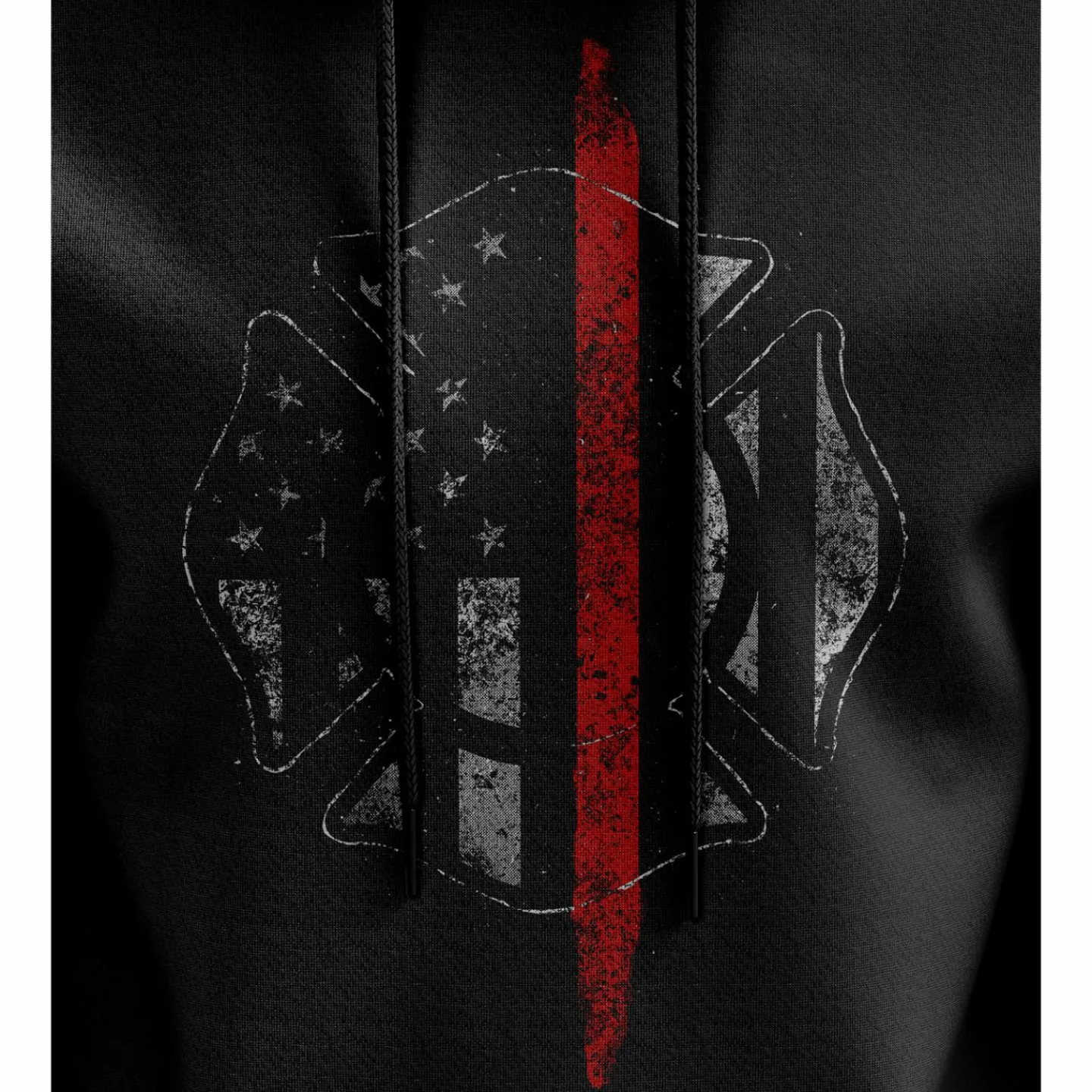We The People Holsters Thin Red Line Flag Hoodie Black New