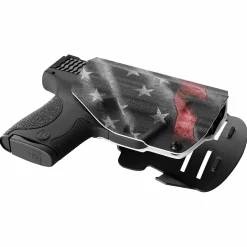 We The People Holsters Thin Red Line Kydex OWB Paddle holster Custom Designed Paddle Discount