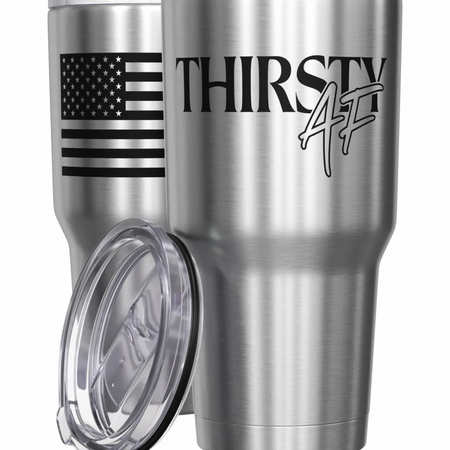 We The People Holsters Thirsty AF Stainless Steel Tumbler New