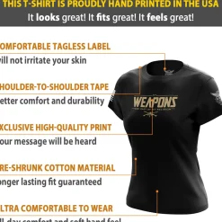 We The People Holsters This Is the May Women's Short Sleeve Shirt Black Clearance