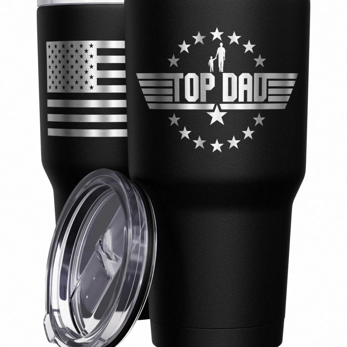 We The People Holsters Top Dad Stainless Steel Tumbler Hot